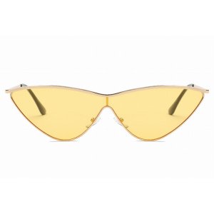 Iris S2067-C3 Women Metal Cat Eye Sunglasses