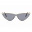 Iris S2067-C1 Women Metal Cat Eye Sunglasses