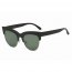 Iris S2062-C2 Women Half Frame Round Cat Eye Sunglasses