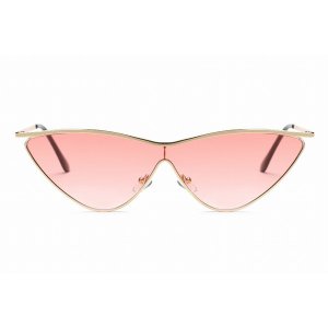 Iris S2067-C4 Women Metal Cat Eye Sunglasses