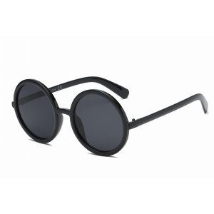 Iris S1074-C1 Circle Round Retro Oversize Fashion Sunglasses