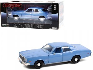 Greenlight 84142 1977 Plymouth Fury Pearl Steel Blue (detective Rudolp