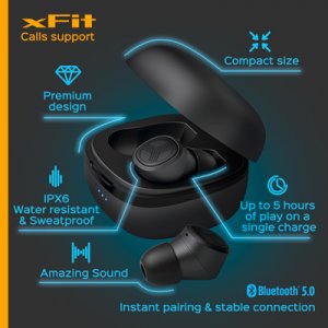 Treblab XFIT True Wrls Bluetooth Earbuds