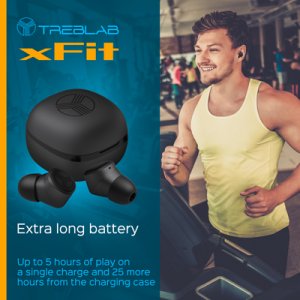 Treblab XFIT True Wrls Bluetooth Earbuds