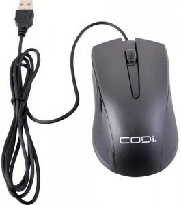 Codi A05017 Wired Usb Black Optical Mouse