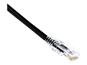 Weltron 90-C5ECB-BK-003 3ft Cat 5e Black Rj45 Snagless Network Patch C