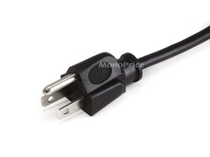 Monoprice 7677 Right Angle Power Cord Cable 10ft