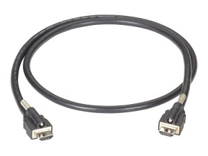 Black VCL-HDMIL-002M Locking Hdmi To Locking Hdmi Cable, 2-m (6.5-ft.)