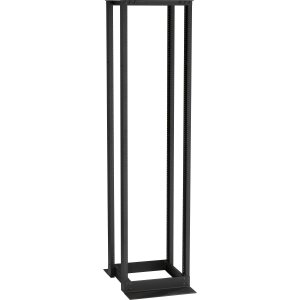 Black RM088A Freedom Rack Plus With M6 Rails, 45u, 19