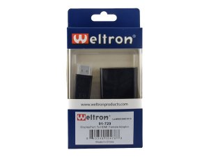 Weltron 91-729 Display Port Male To Hdmi Female