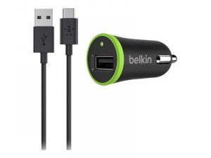 Belkin F7U002BT06-BLK Usb-c To Usb-a Cable With Universal Car Charger,