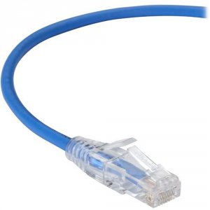 Black C6PC28-BL-07 Slim-net Cat6 250-mhz 28-awg Ethernet Patch Cable -