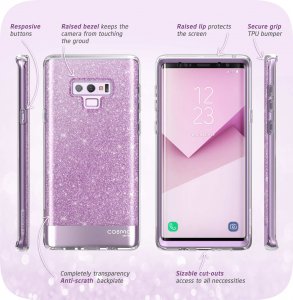 I NOTE9-COSMO-PUR I-blason Cosmo Full-body Bumper Protective Fashion C