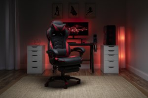 Ofm RSP-110-RED Respawn Recline Gaming Chrfootrest Red