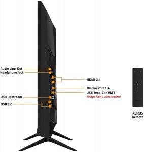 Gigabyte AORUS FV43U-SA Mn Aorus Fv43u-sa 43 Va Qled 3840x2160 4000:1 