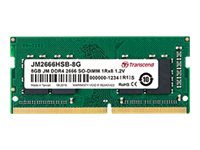 Transcend JM2666HSH-4G 4gb Jm Ddr4 2666mhz So-dimm 1rx8 512mx8