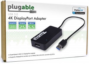 Plugable UGA-4KDP Plugable Usb 3.0 To Displayport Adapter