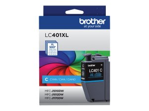 Original Brother LC401XLCS High Yield Inkjet Ink Cartridge - Single Pa