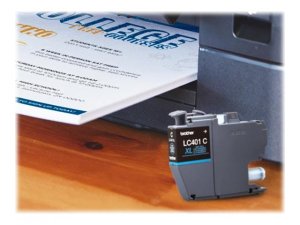 Original Brother LC401XLCS High Yield Inkjet Ink Cartridge - Single Pa