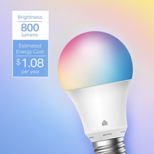 Tplink KL125P2 Kasa Smart Wi-fi Light Bulb, Multicolor,2-pack