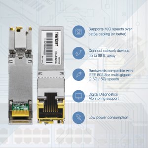 Trendnet TEG-10GBRJ 10g Rj45 Cop Sfp+ Mod