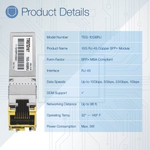 Trendnet TEG-10GBRJ 10g Rj45 Cop Sfp+ Mod