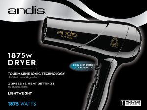 Andis 80695 1875w Tourmaline Ionic Dryer