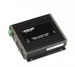 Black AC1021A-REC Rgbhvstereo-audio Fiber Extender Receiv