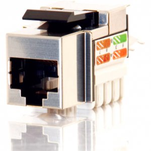 C2g 35222 Cat5e 90 Keystone Half Shielde