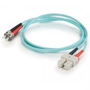 C2g 11022 3m Sc-st 10gb 50125 Om3 Duplex Multimode Fiber Optic Cable (