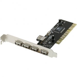 Monoprice 48 Port 5 Usb 2.0 Pci Expansion Card Via