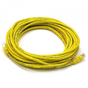 Monoprice 2154 Cat5e   Patch Cable_ 25ft Yellow