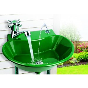 Jobar JB7488 Ideaworks 2 In 1 Outdoor Water Fountain And Faucet