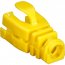 Black FMT722-SO-50PAK Snap-on Patch Cable Boot, 50-pack, Yellow