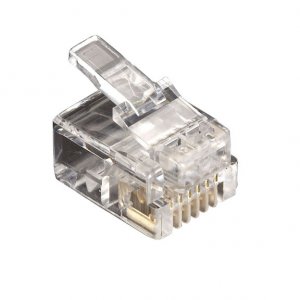 Black FMTP611-25PAK 25-pack Rj11 Unshielded Modular