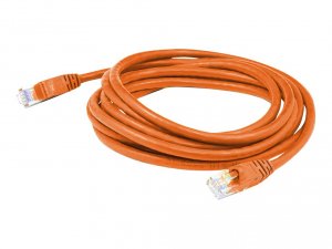 Addon ADD-2FCAT6A-OE 2ft Rj-45 Mm Cat6a Orange Cu Patch Cbl