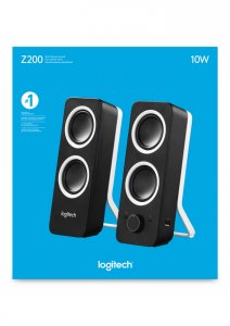 Logitech 980-000800 Spk 980-000800 Multimedia Speakers Z200 Black Reta