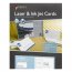 Maco ML8550 2 X 3 12 Laserinkjet White Business Cards (10 Cardssheet) 