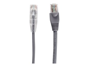 Black C6APC28-GY-20 Slim-net Cat6a 28-awg 500-mhz Ethernet Patch Cable