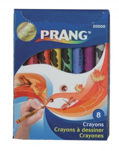 Dixon X00900 Crayon,large 8 Color,ast