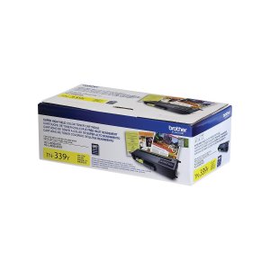 Original Brother TN339Y Super High Yield Yellow Toner Cartridge - Lase