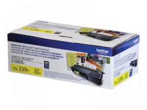 Original Brother TN339Y Super High Yield Yellow Toner Cartridge - Lase