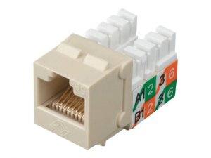 Black FMT922-R2 Gigabase2 Cat5e Jacks, Universal Wiring,