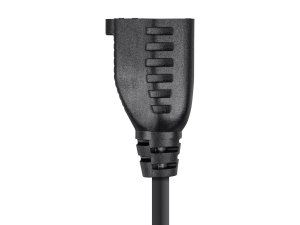 Monoprice 1302 Power Adapter Cord Cable - Black 1ft