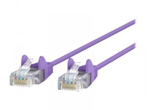 Belkin CE001B05-PUR-S 5ft Cat6 Utp Patch Cbl Snagless Pur