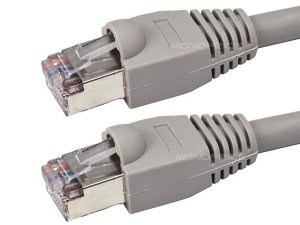 Monoprice 6357 Cat5e 24awg Stp Patch Cable_ 25ft Gray