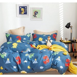 Say RFS-30-C-FQ Markutas Dinosaur 100% Cotton Comforter Set Queenfull