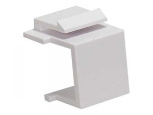 Unc KEYBL-WHT Blank Keystone Insert, White