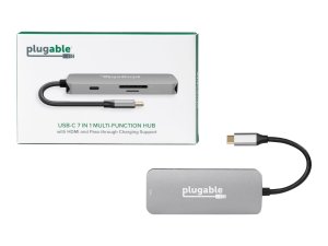 Plugable USBC-7IN1 Plugable 7-in-1 Usb C Hub Adapter