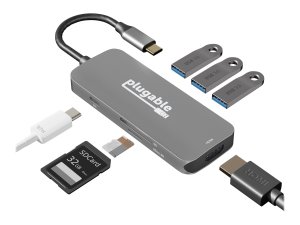 Plugable USBC-7IN1 Plugable 7-in-1 Usb C Hub Adapter